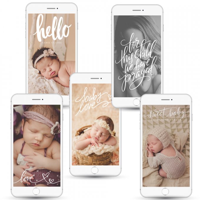 Baby Love Screensaver Templates by Jamie Schultz Designs