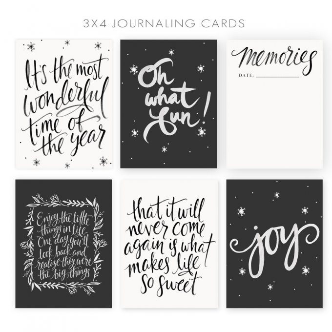 Journaling Cards by Jamie Schultz Designs