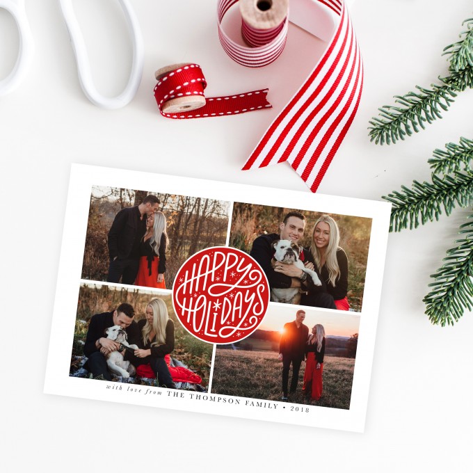 Christmas Card Templates by Jamie Schultz Designs