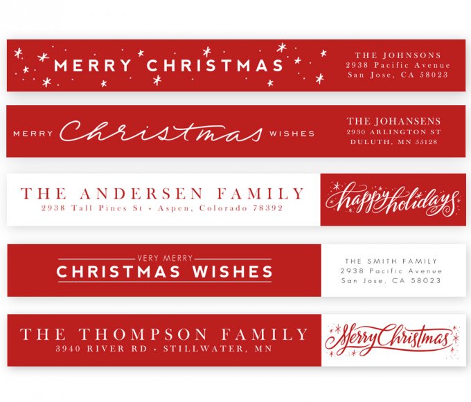 Festive Fun Address Labels