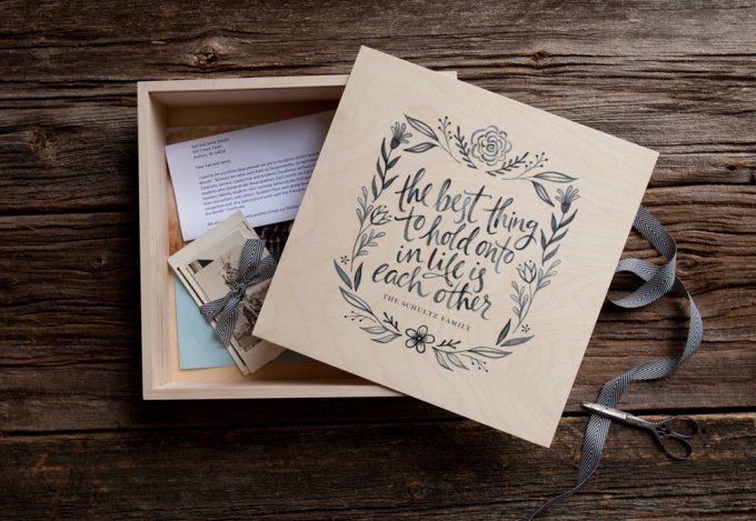 Wooden Album Box Template by Jamie Schultz Designs