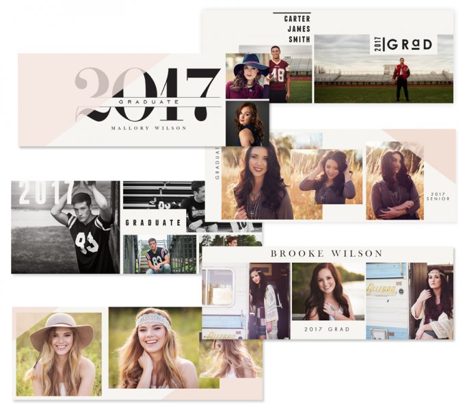 Modern Timeline Templates by Jamie Schultz Designs