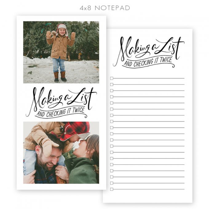 Making a List 4x8 Notepad by Jamie Schultz Designs