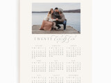 Script Year Hanging Wall Calendar