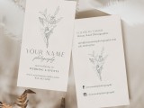 Delicate Bouquet Business Card