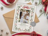 Holiday Petite Frame 5x7 Photoshop Canva Card